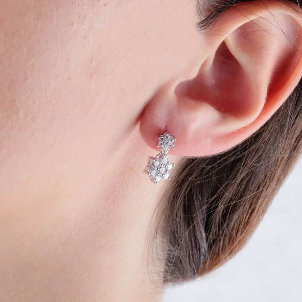 Gioielli In Argento|Gioielli Donna<Bluespirit ORECCHINI STAR FLOWER - P.25M901000200