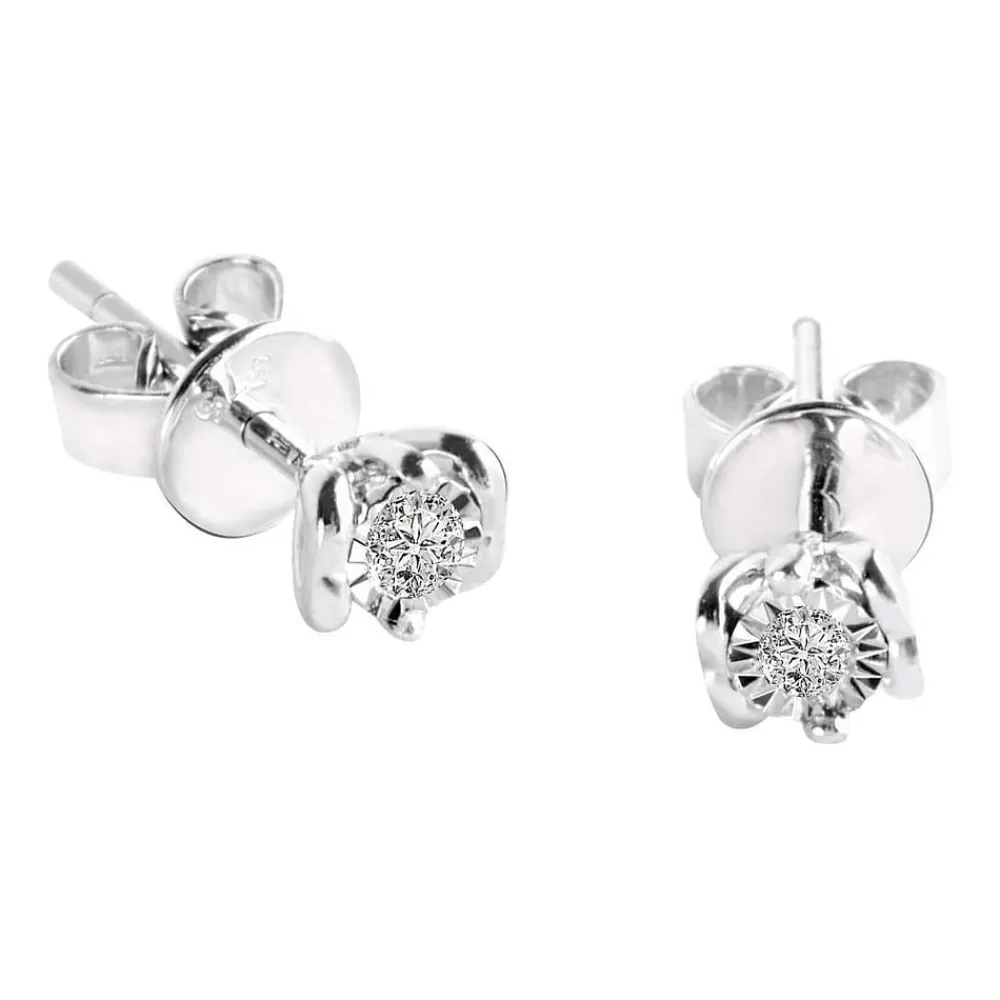 Orecchini Con Diamanti|Punto Luce<Bluespirit Orecchini Fior di loto - P.77M701000100