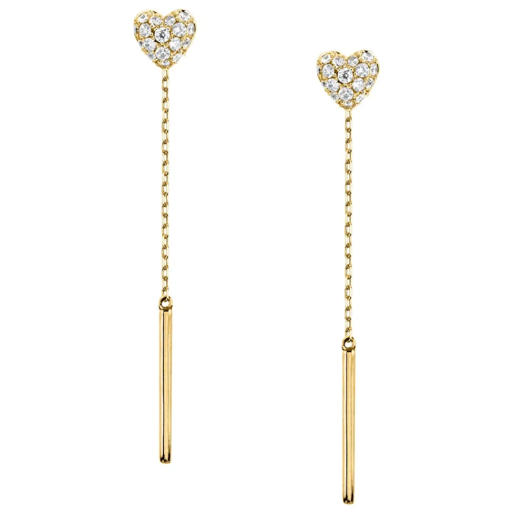 Gioielli Donna|Orecchini<Bluespirit ORECCHINI LOVE CRYSTAL - P.138E01000100