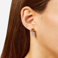 Gioielli Donna<Chiara Ferragni Brand Orecchini Cuoricino Neon - J19AWD04
