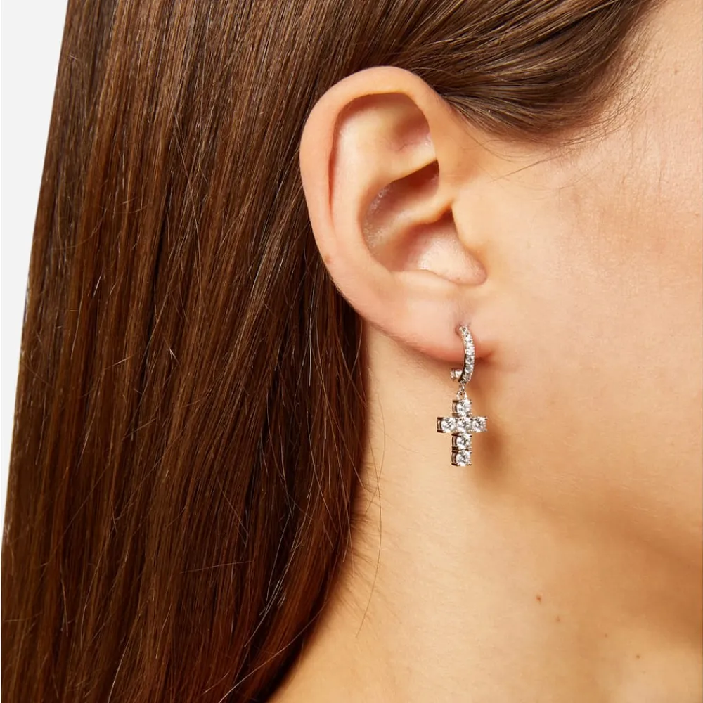 Gioielli Donna<Chiara Ferragni Brand ORECCHINI CROCI - J19AWC05