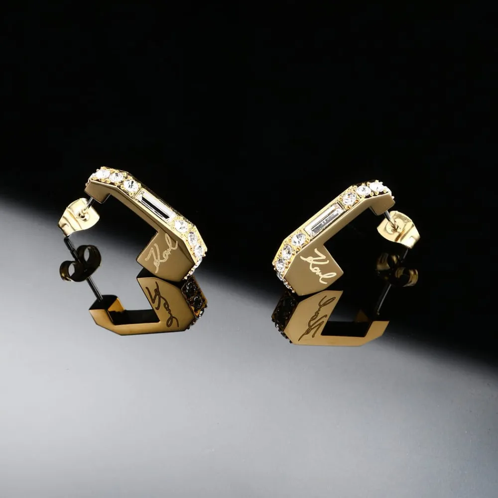 Orecchini|Gioielli In Acciaio<Karl Lagerfeld ORECCHINI CRYSTALS - KLAYC35