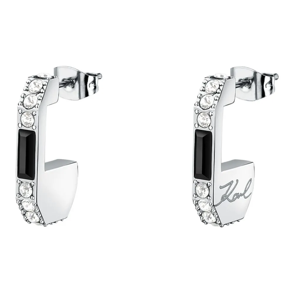 Orecchini|Gioielli In Acciaio<Karl Lagerfeld ORECCHINI CRYSTALS - KLAYC42