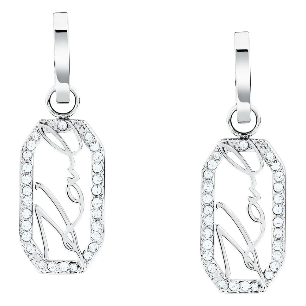 Orecchini|Gioielli In Acciaio<Karl Lagerfeld ORECCHINI CRYSTALS - KLAYC46