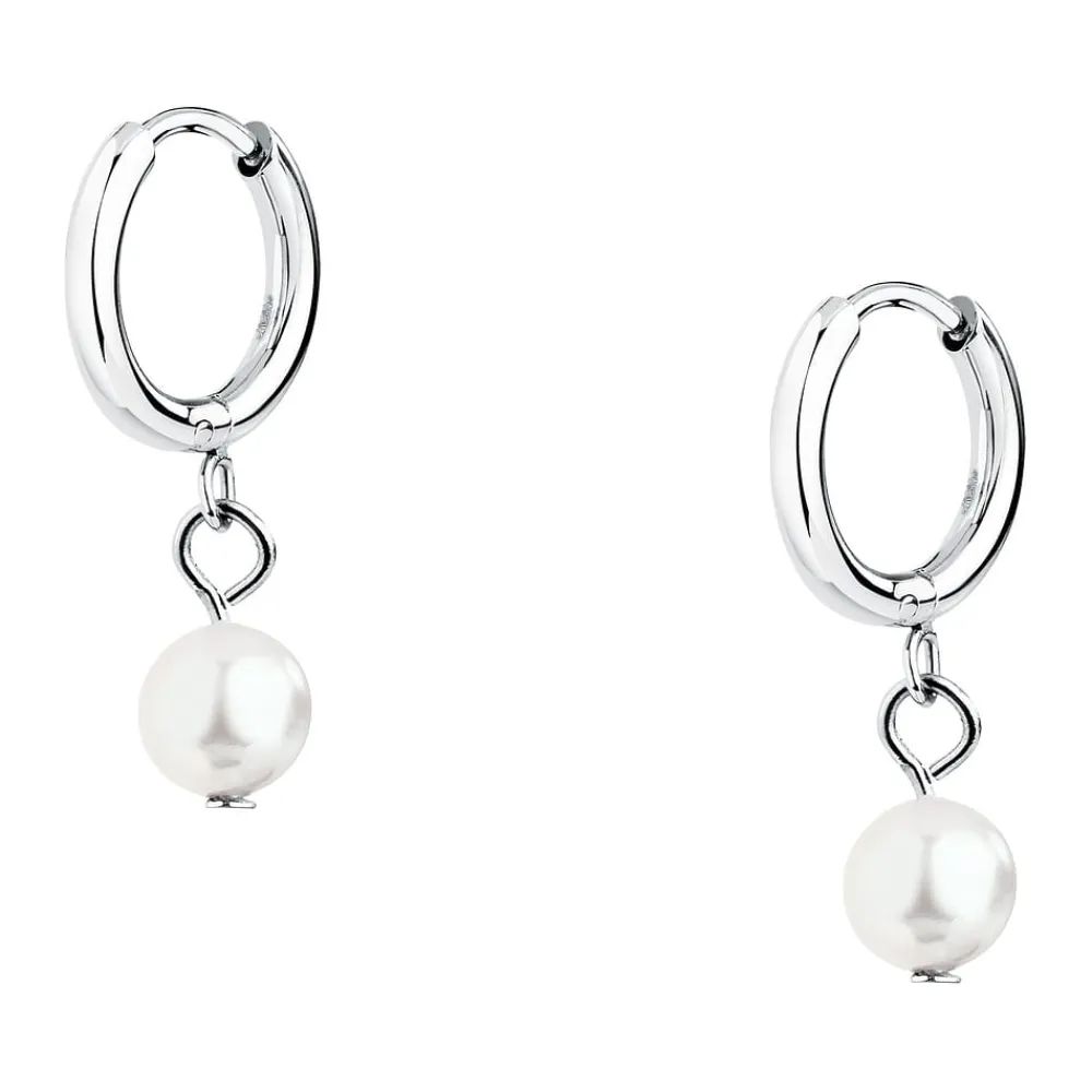 Orecchini|Orecchini In Acciaio<La Petite Story ORECCHINI PEARL - LPS01AZA06