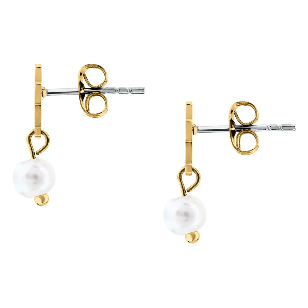 Orecchini|Orecchini In Acciaio<La Petite Story ORECCHINI PEARL - LPS01AZA04