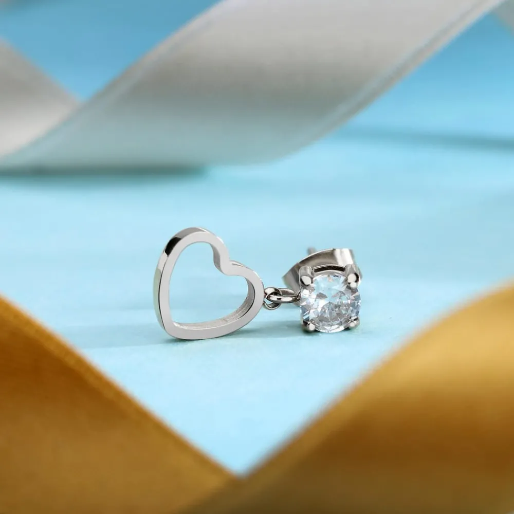 Orecchini In Acciaio|Gioielli Donna<La Petite Story ORECCHINI SINGLE EARRINGS - LPS02AQM58