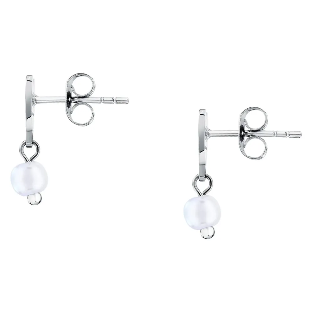 Orecchini|Orecchini In Acciaio<La Petite Story ORECCHINI PEARL - LPS01AZA05