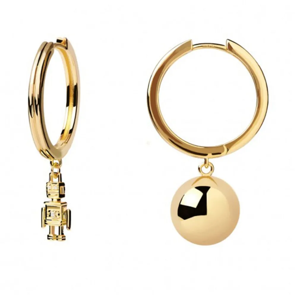 Orecchini|Gioielli In Argento<Pdpaola ORECCHINI SUPER FUTURE - PP.AR01-507-U