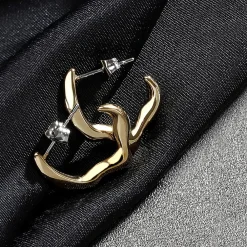Gioielli Donna<Trussardi ORECCHINI T-DESIGN - TJAXA05