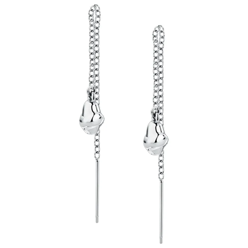 Gioielli In Acciaio|Gioielli Donna<Trussardi ORECCHINI T-DESIGN - TJAXA15