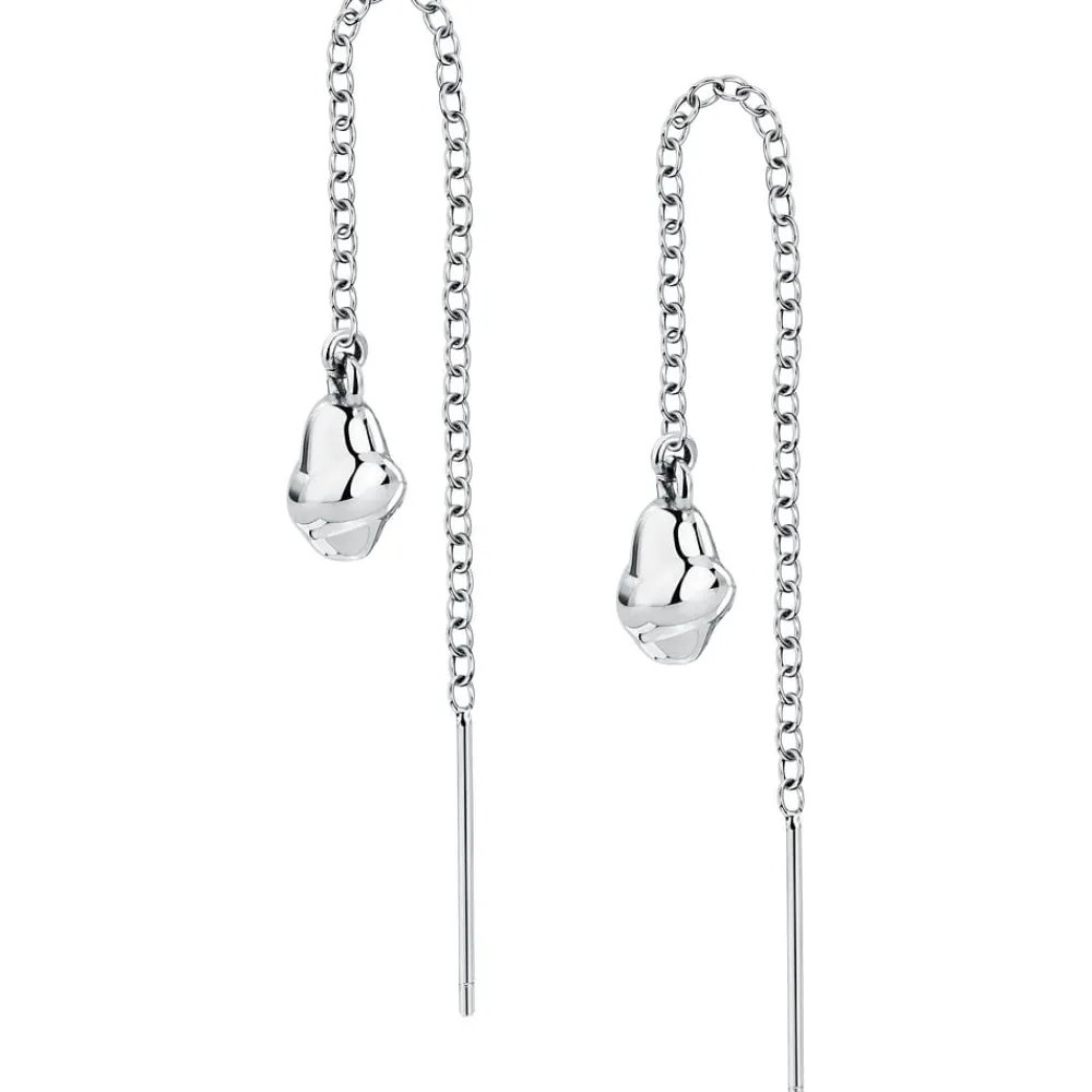 Gioielli In Acciaio|Gioielli Donna<Trussardi ORECCHINI T-DESIGN - TJAXA15