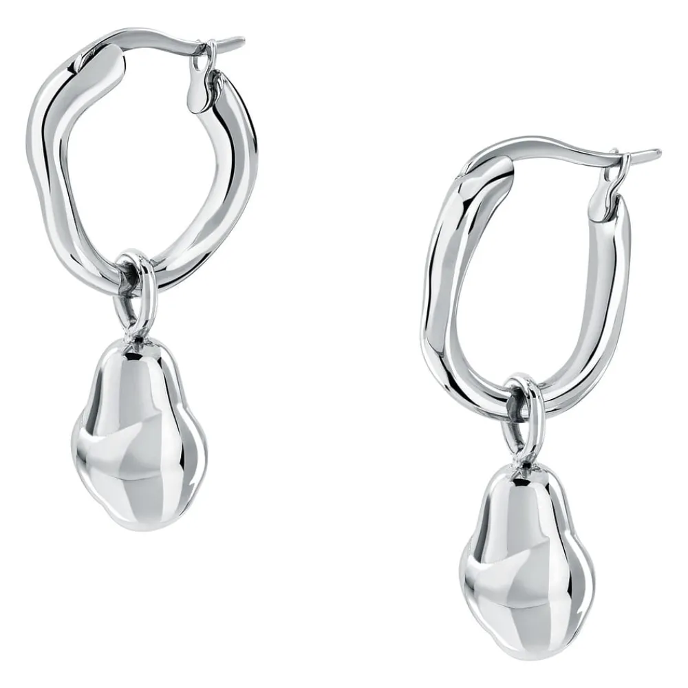 Gioielli In Acciaio|Gioielli Donna<Trussardi ORECCHINI T-DESIGN - TJAXA16