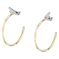 Gioielli Donna<Trussardi ORECCHINI T-LOGO - TJAXC31