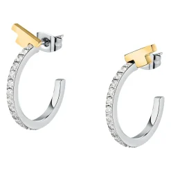 Gioielli Donna<Trussardi ORECCHINI T-LOGO - TJAXC32
