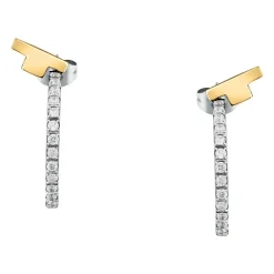 Gioielli Donna<Trussardi ORECCHINI T-LOGO - TJAXC32