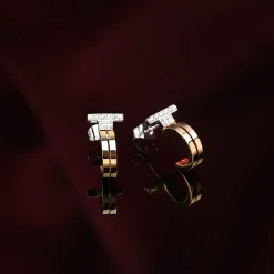 Gioielli Donna<Trussardi ORECCHINI T-LOGO - TJAXC34