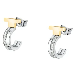 Gioielli Donna<Trussardi ORECCHINI T-LOGO - TJAXC35