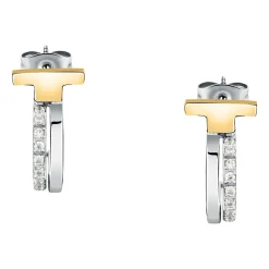 Gioielli Donna<Trussardi ORECCHINI T-LOGO - TJAXC35