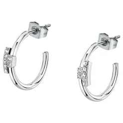Orecchini In Acciaio<Trussardi ORECCHINI T-LOGO - TJAXC86