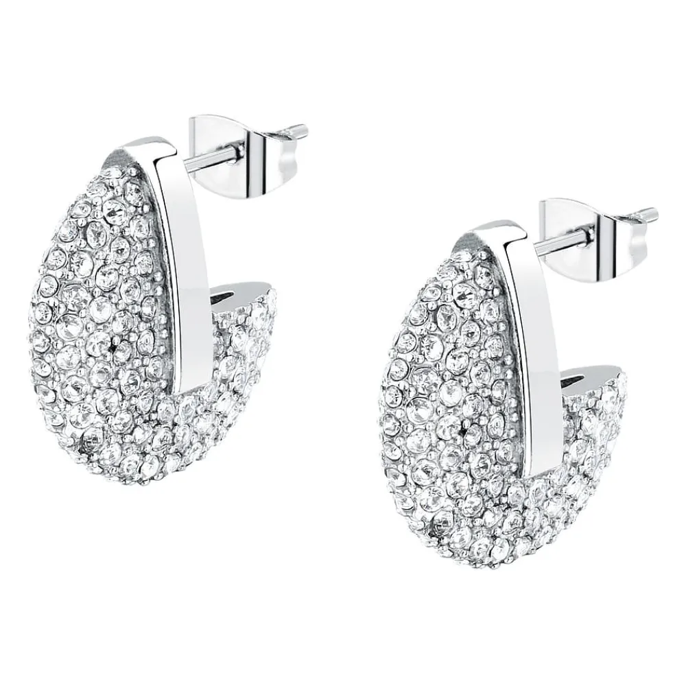 Orecchini|Orecchini In Acciaio<Trussardi ORECCHINI T-ROUND - TJAYF16