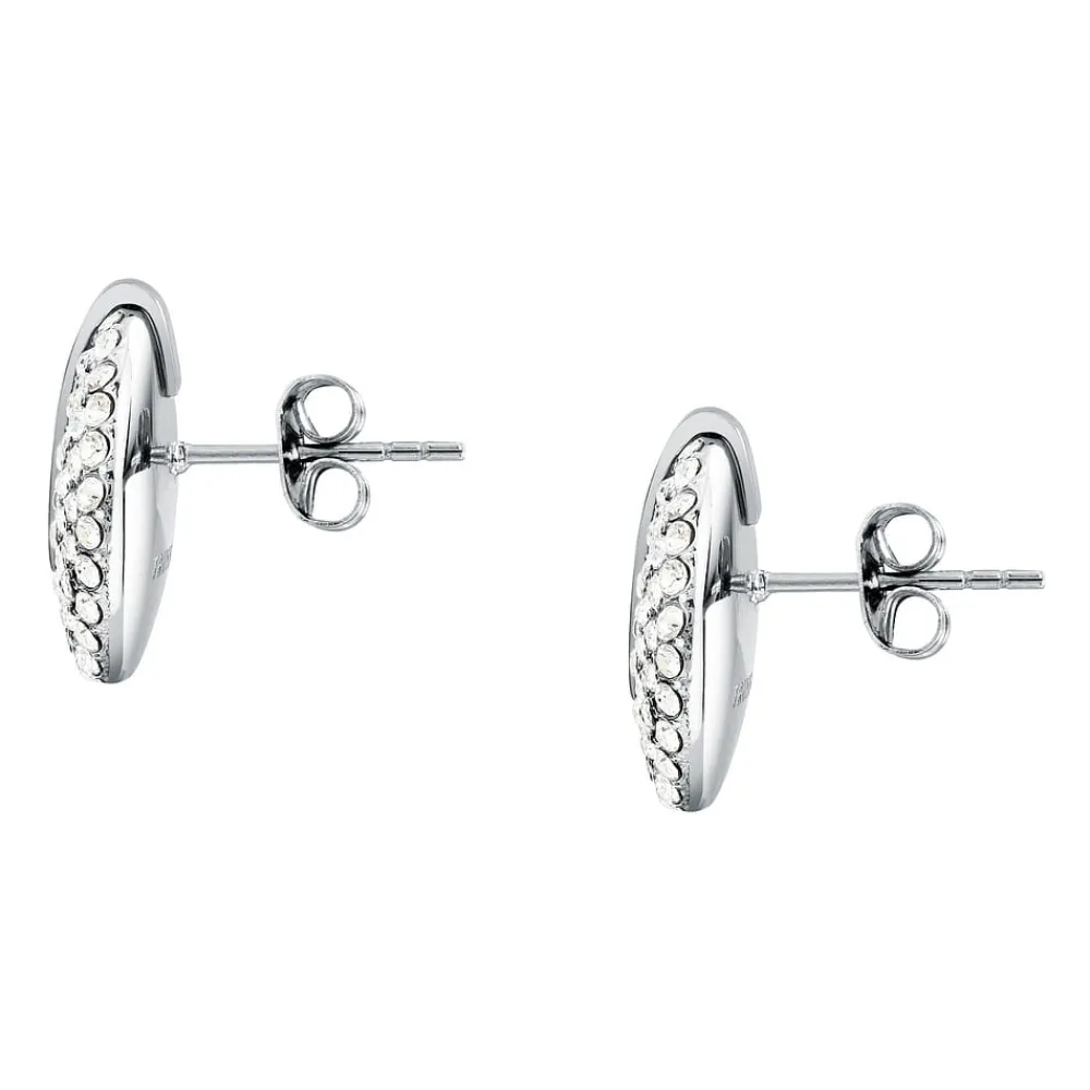 Orecchini|Orecchini In Acciaio<Trussardi ORECCHINI T-ROUND - TJAYF15