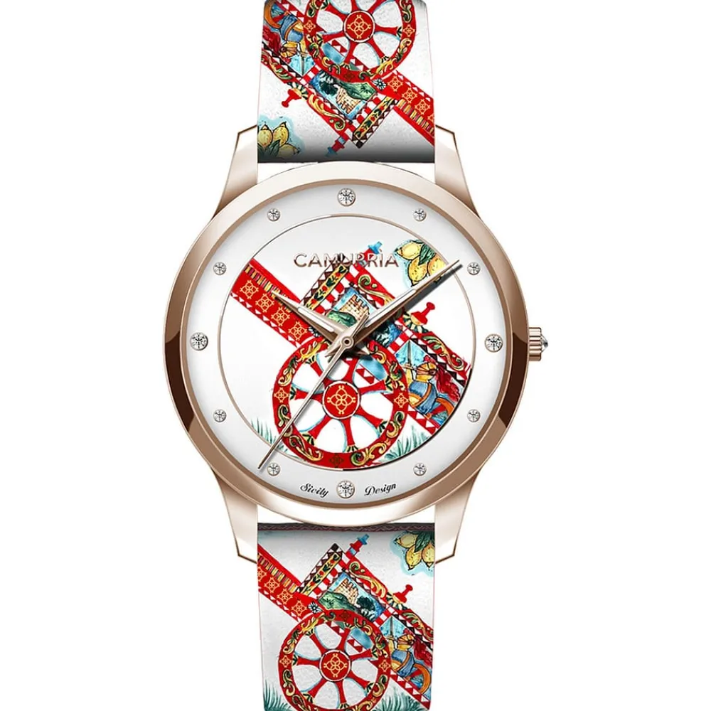 Just Time|Orologi Donna<Camurrìa OROLOGIO CAMURRÌA U CARRETTU - CJ.CW01RT1