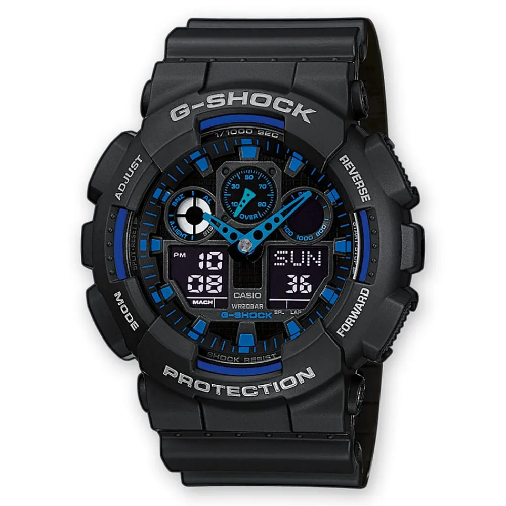Scopri Tutti Gli Orologi|Orologi Donna<G-Shock Orologio SHOCK-RESISTANT - GA-100-1A2ER