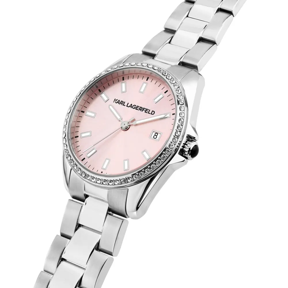 Orologi Donna|Tempo E Data<Karl Lagerfeld OROLOGIO ROUND ESSENTIALS - R0553101512