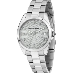 Orologi Donna|Tempo E Data<Karl Lagerfeld OROLOGIO ROUND ESSENTIALS - R0553101509