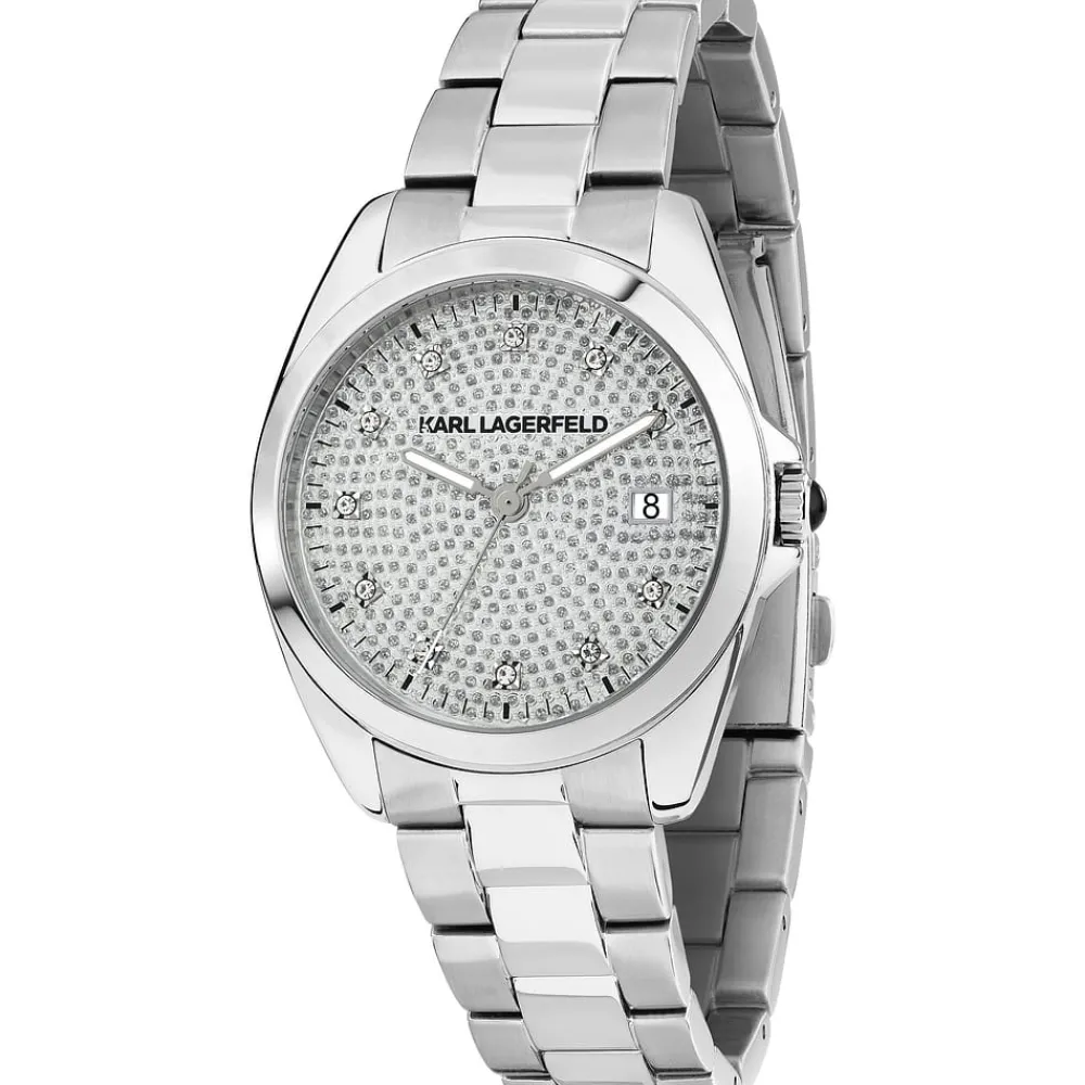 Orologi Donna|Tempo E Data<Karl Lagerfeld OROLOGIO ROUND ESSENTIALS - R0553101509