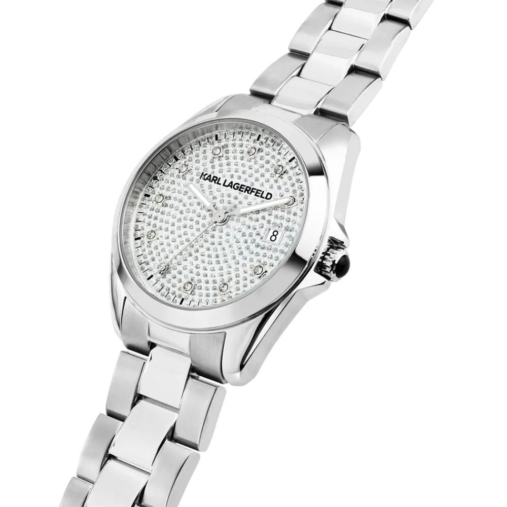 Orologi Donna|Tempo E Data<Karl Lagerfeld OROLOGIO ROUND ESSENTIALS - R0553101509