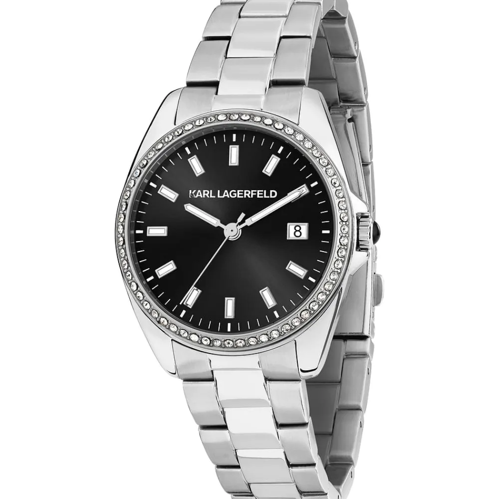 Orologi Donna|Tempo E Data<Karl Lagerfeld OROLOGIO ROUND ESSENTIALS - R0553101511