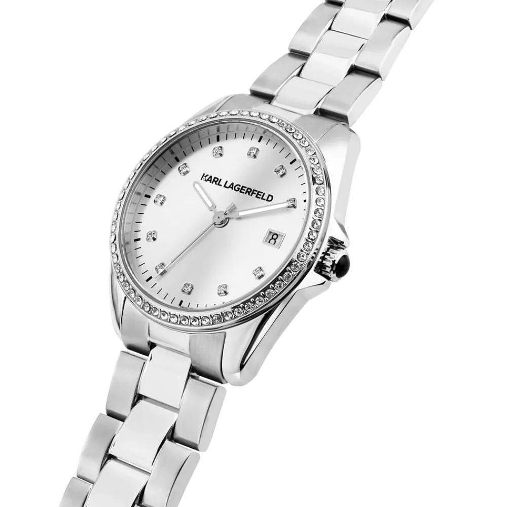 Orologi Donna|Tempo E Data<Karl Lagerfeld OROLOGIO ROUND ESSENTIALS - R0553101510