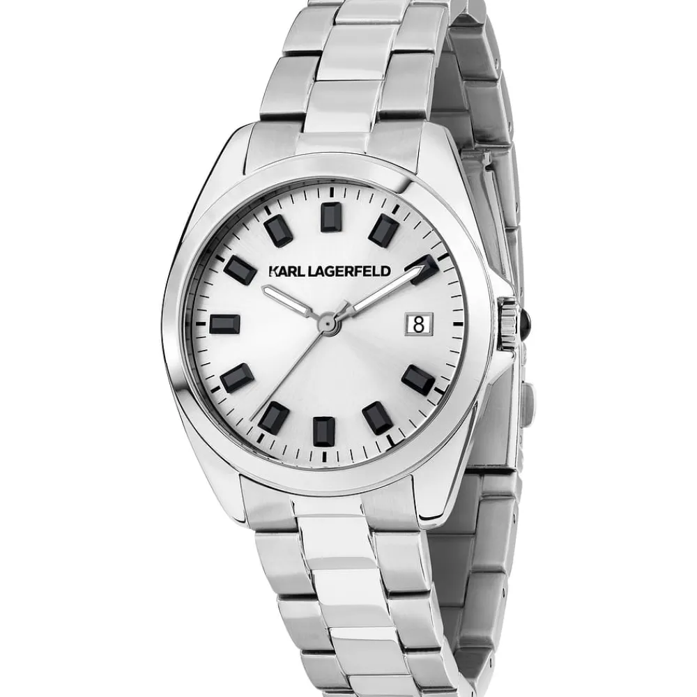 Orologi Donna|Tempo E Data<Karl Lagerfeld OROLOGIO ROUND ESSENTIALS - R0553101514