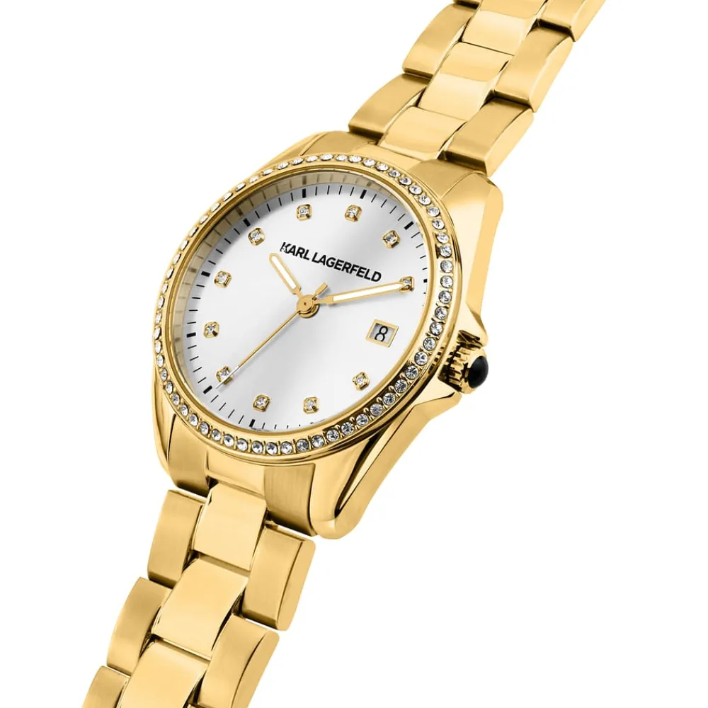 Orologi Donna|Tempo E Data<Karl Lagerfeld OROLOGIO ROUND ESSENTIALS - R0553101505