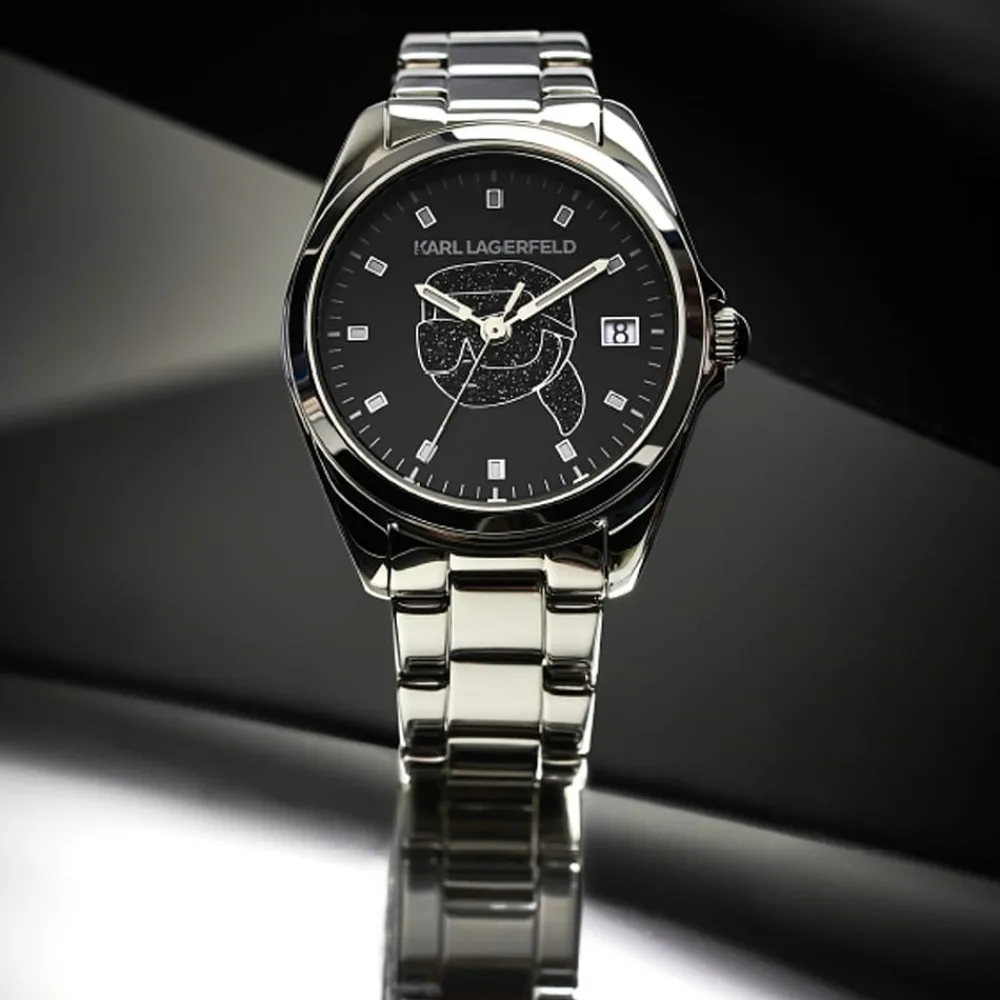 Orologi Donna|Tempo E Data<Karl Lagerfeld OROLOGIO ROUND ESSENTIALS - R0553101516