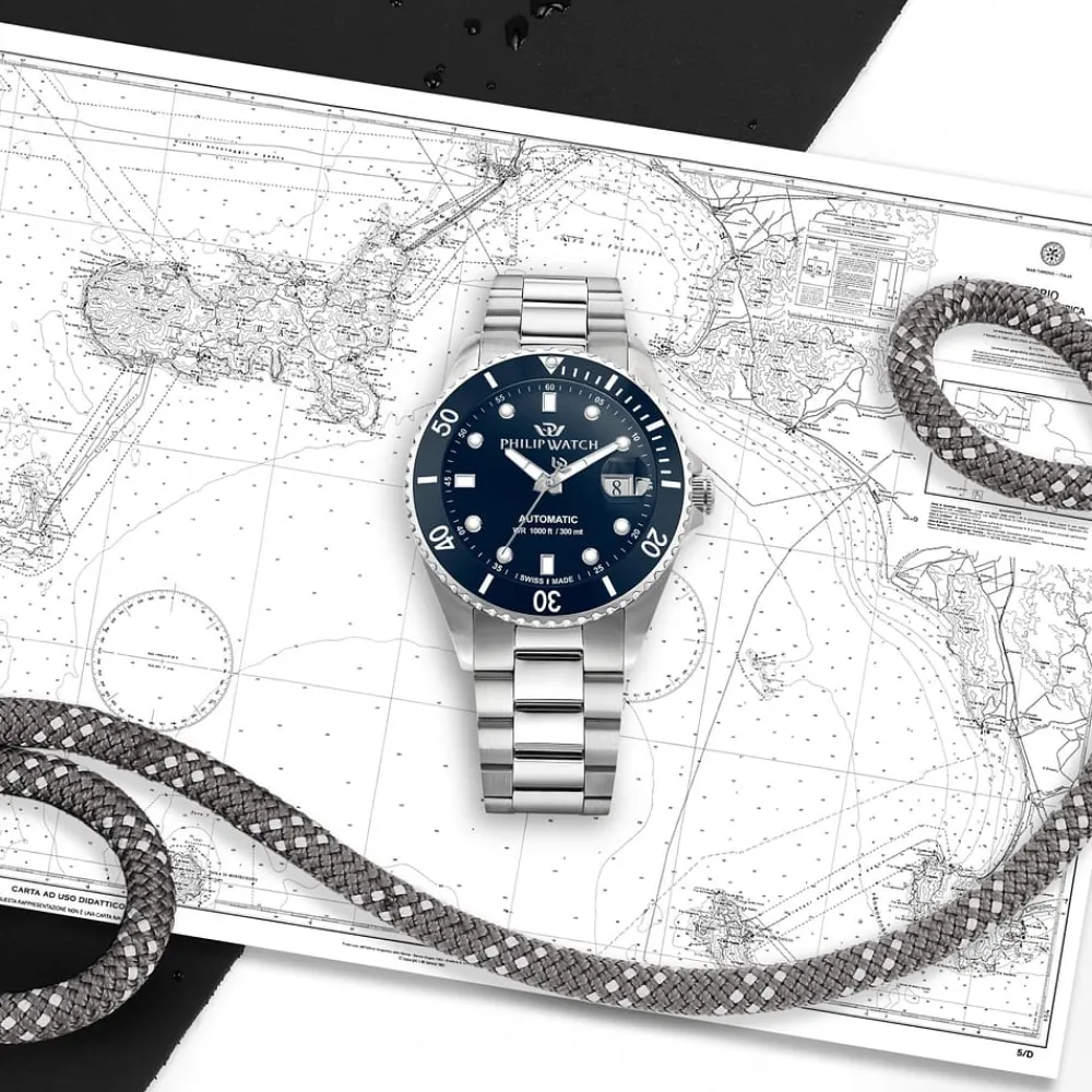 Automatico|Scopri Tutti Gli Orologi<Philip Watch Orologio Caribe Diving - R8223216011