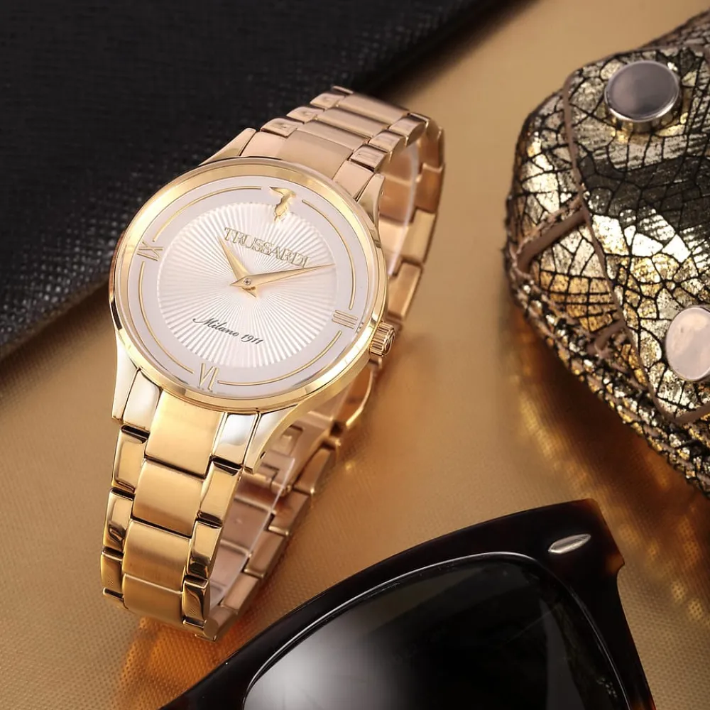 Just Time<Trussardi OROLOGIO GOLD EDITION - R2453149503